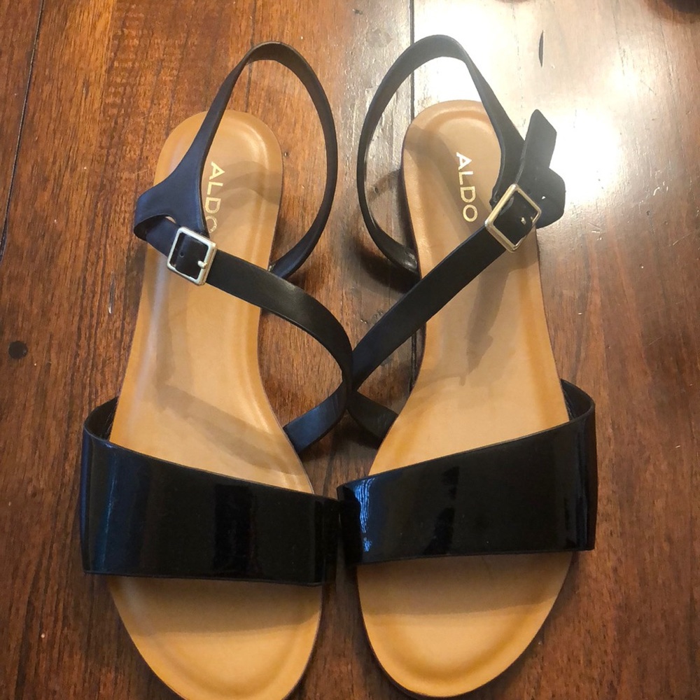 ALDO Black Strappy Sandals